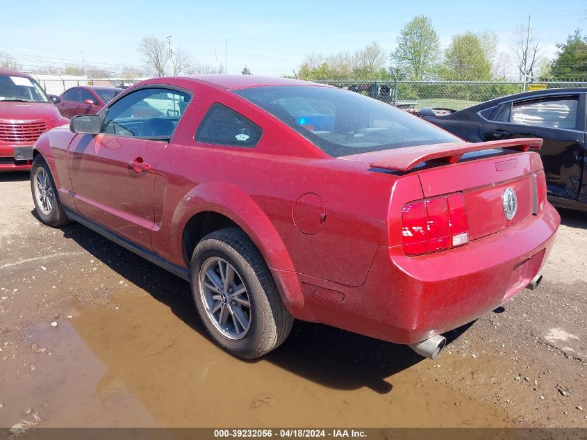 2005 Ford Mustang V6 Deluxe/V6 Premium VIN: 1ZVFT80N655159317 Lot: 49135214