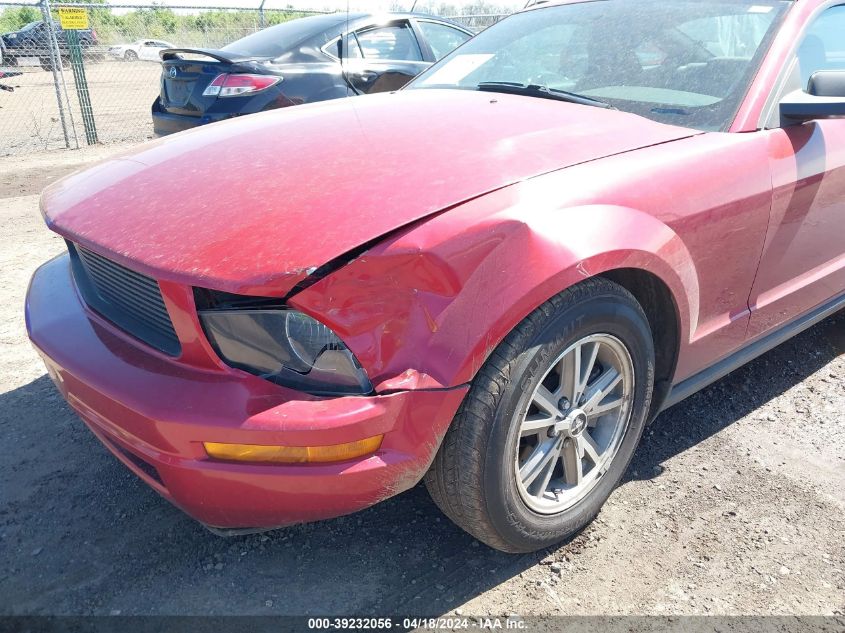 2005 Ford Mustang V6 Deluxe/V6 Premium VIN: 1ZVFT80N655159317 Lot: 49135214