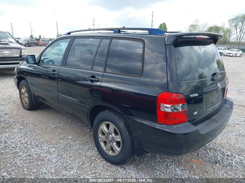 2005 Toyota Highlander V6 VIN: JTEGP21A850077120 Lot: 39232087