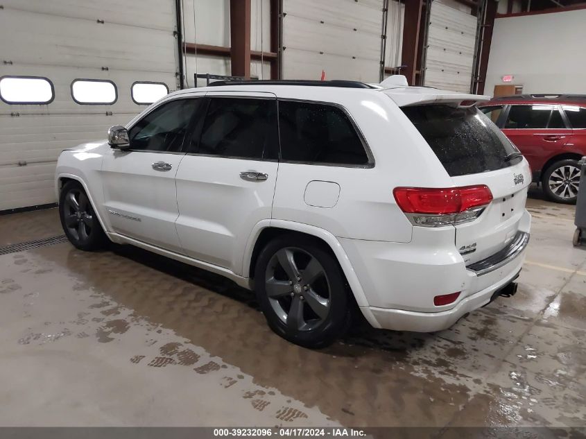 2014 Jeep Grand Cherokee Overland VIN: 1C4RJFCM6EC418798 Lot: 39232096