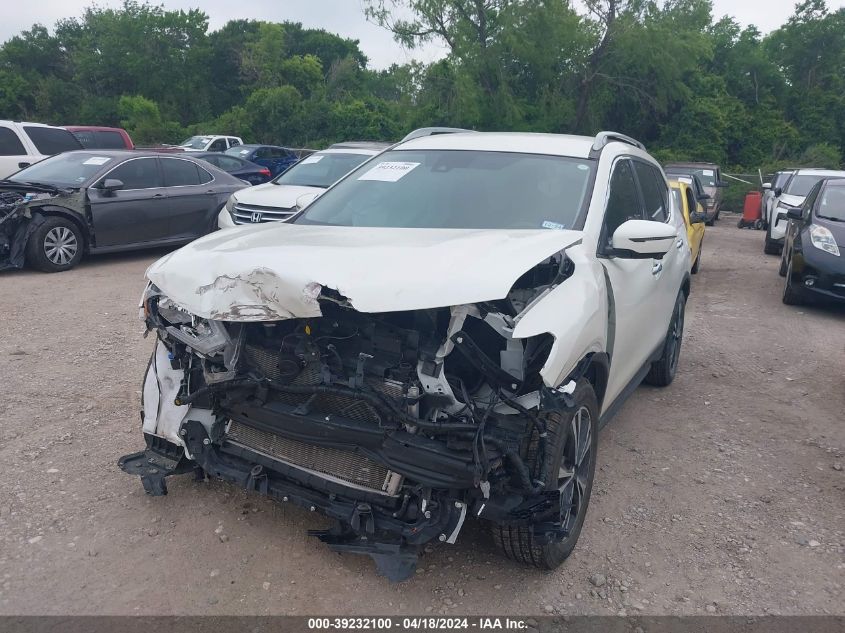 2019 Nissan Rogue Sv VIN: 5N1AT2MT9KC788205 Lot: 39232100