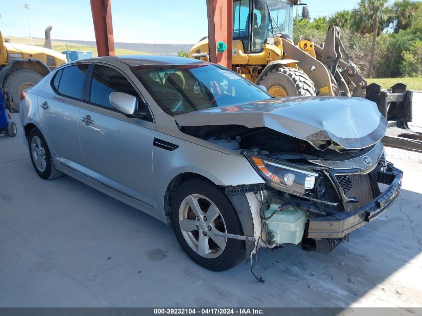 2014 Kia Optima Lx VIN: KNAGM4A71E5480837 Lot: 39232104