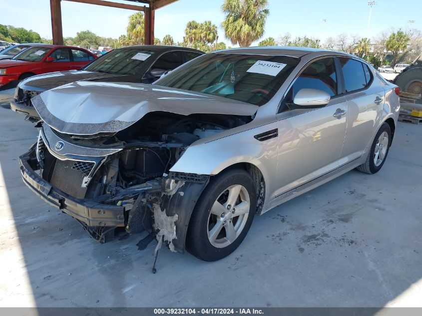 2014 Kia Optima Lx VIN: KNAGM4A71E5480837 Lot: 39232104