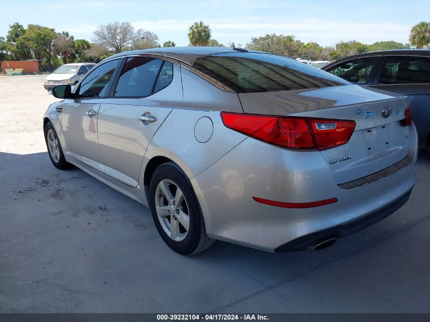 2014 Kia Optima Lx VIN: KNAGM4A71E5480837 Lot: 39232104