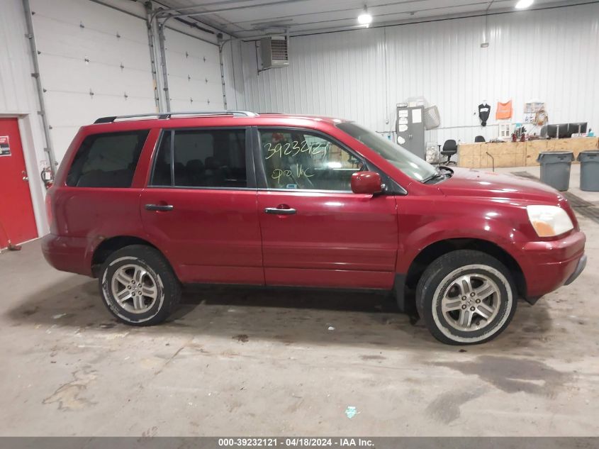 2004 Honda Pilot Ex-L VIN: 2HKYF18534H524467 Lot: 20153914