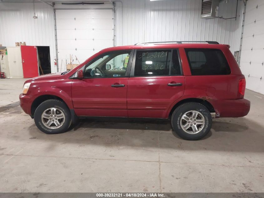 2004 Honda Pilot Ex-L VIN: 2HKYF18534H524467 Lot: 20153914