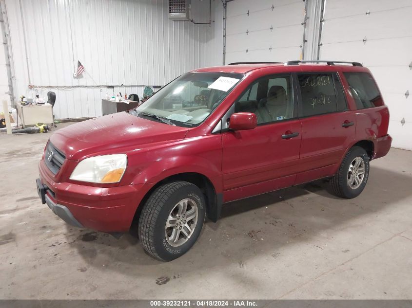 2004 Honda Pilot Ex-L VIN: 2HKYF18534H524467 Lot: 20153914