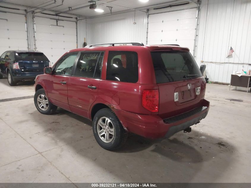 2004 Honda Pilot Ex-L VIN: 2HKYF18534H524467 Lot: 20153914