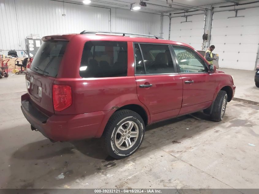 2004 Honda Pilot Ex-L VIN: 2HKYF18534H524467 Lot: 20153914