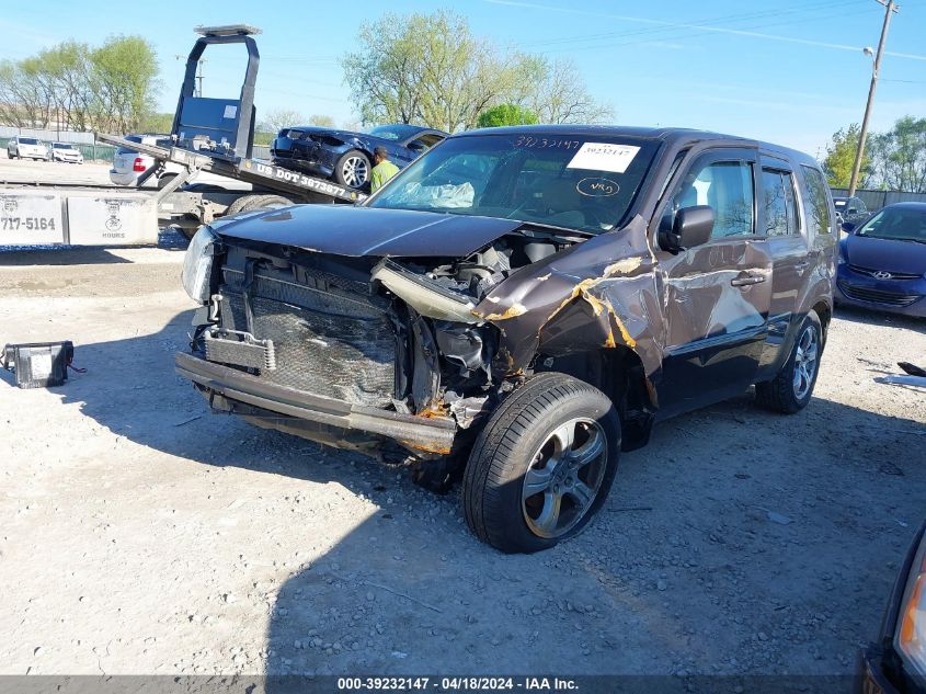 2012 Honda Pilot Ex VIN: 5FNYF4H42CB008722 Lot: 39232147