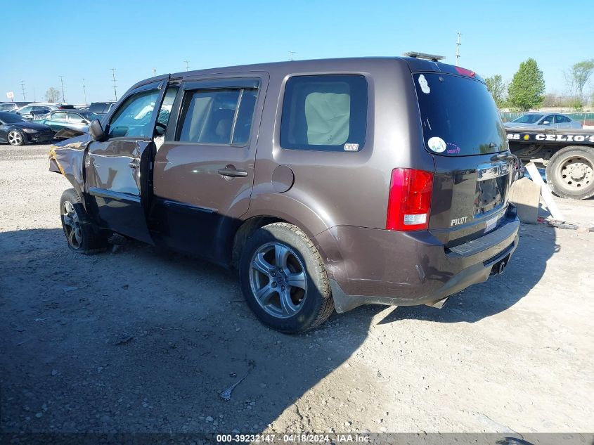 2012 Honda Pilot Ex VIN: 5FNYF4H42CB008722 Lot: 39232147