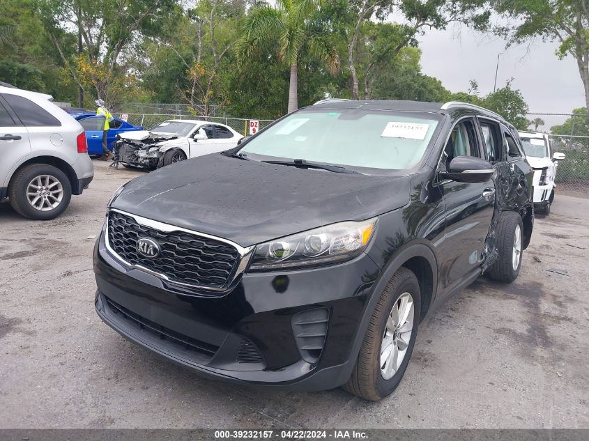 2019 Kia Sorento 2.4L Lx VIN: 5XYPG4A32KG524175 Lot: 39232157