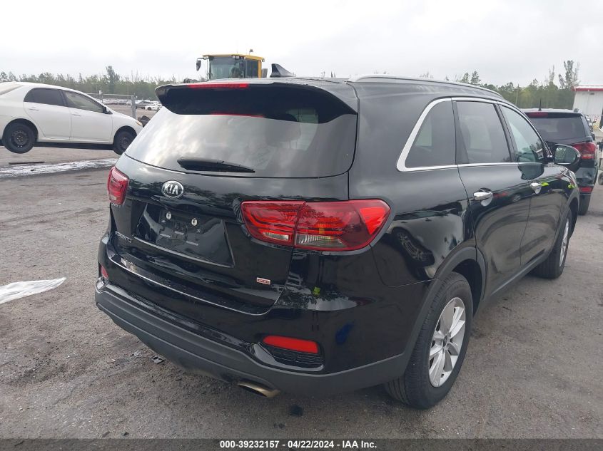 2019 Kia Sorento 2.4L Lx VIN: 5XYPG4A32KG524175 Lot: 39232157