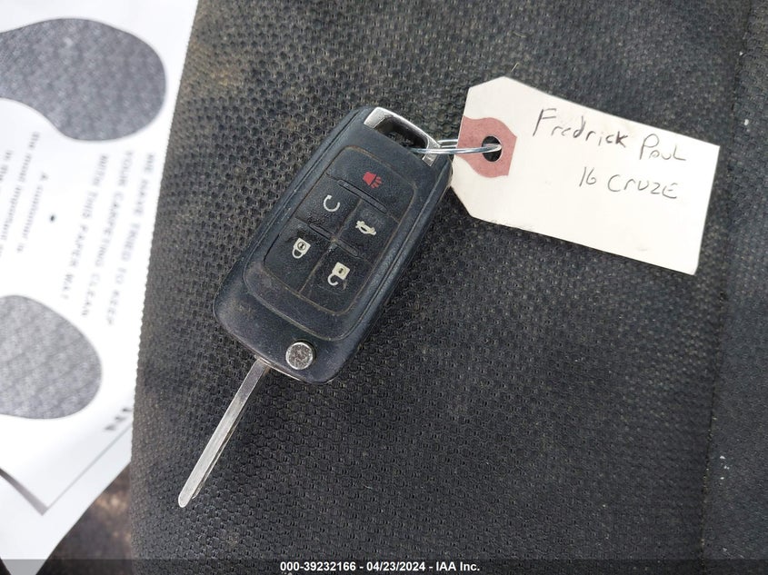 2016 CHEVROLET CRUZE LIMITED 1LT AUTO - 1G1PE5SBXG7182084