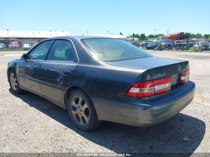 2001 Lexus Es 300 VIN: JT8BF28GX10342009 Lot: 50232384