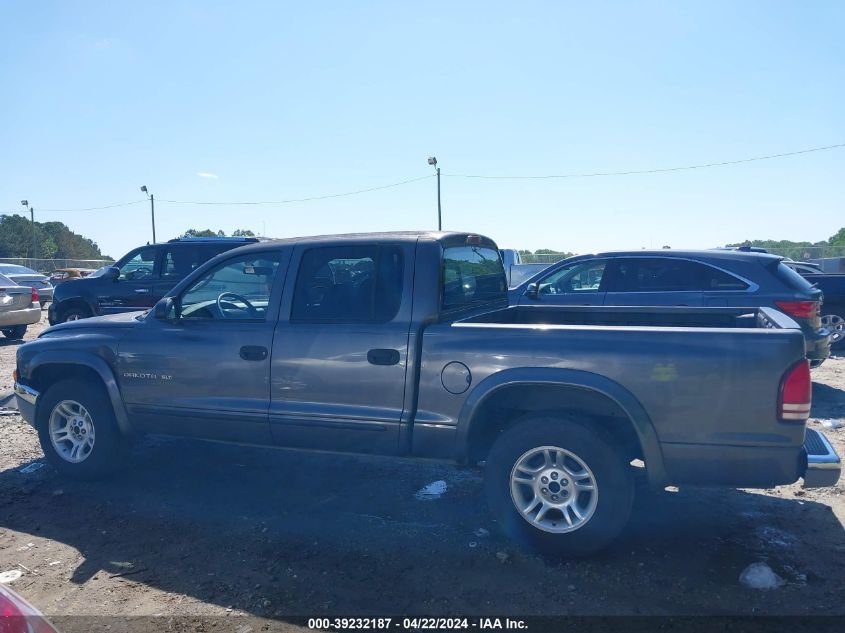 2002 Dodge Dakota Slt VIN: 1B7HL48N92S529181 Lot: 39232187