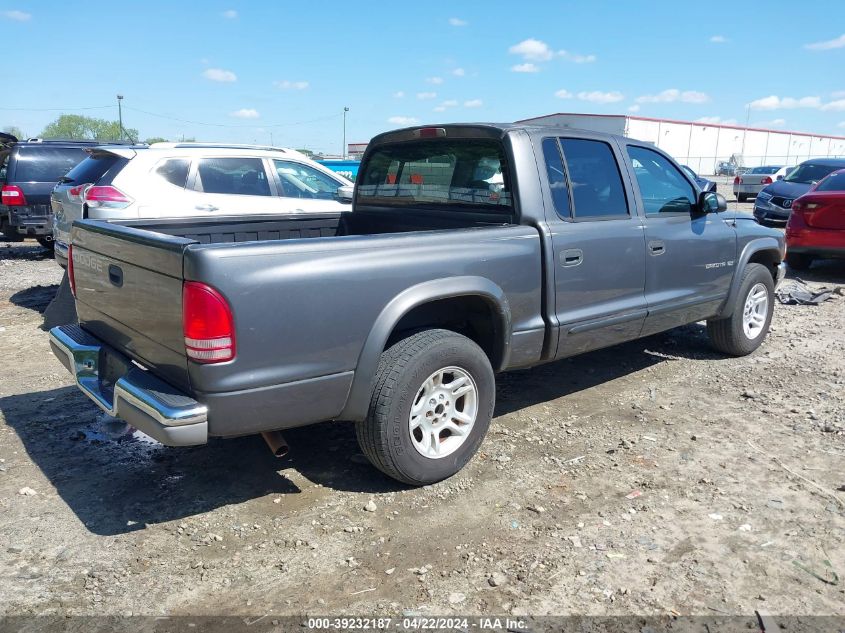 2002 Dodge Dakota Slt VIN: 1B7HL48N92S529181 Lot: 39232187