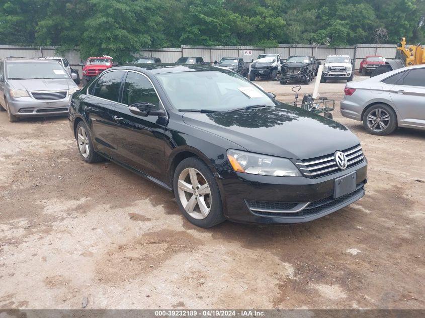 2012 Volkswagen Passat 2.5L Se VIN: 1VWBH7A30CC049430 Lot: 39232189