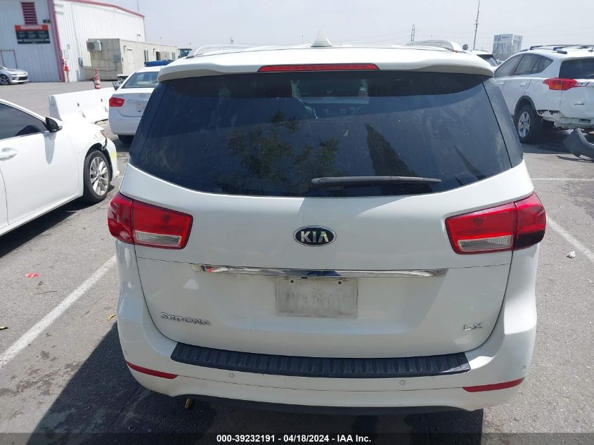 2016 Kia Sedona Lx VIN: KNDMB5C13G6087333 Lot: 39232191