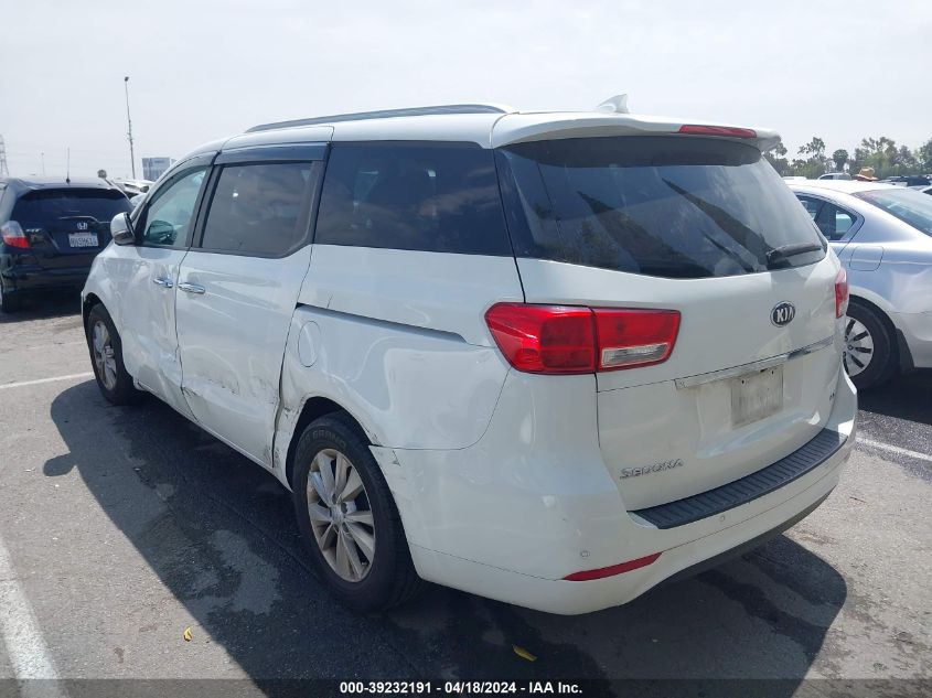 2016 Kia Sedona Lx VIN: KNDMB5C13G6087333 Lot: 39232191