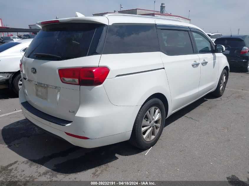 2016 Kia Sedona Lx VIN: KNDMB5C13G6087333 Lot: 39232191