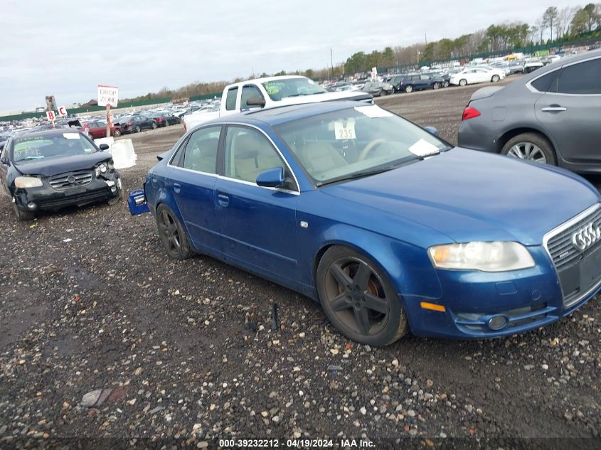 2005 Audi A4 VIN: WAUDS68E35A445561 Lot: 39232212