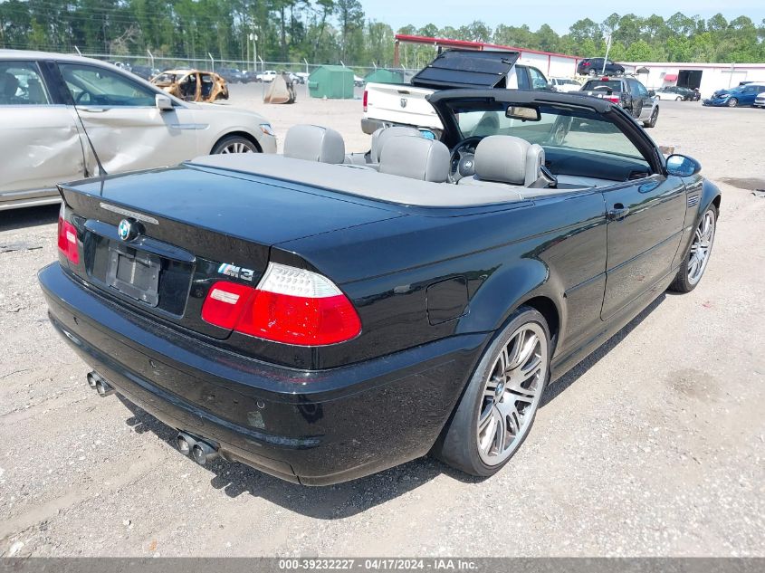 2005 BMW M3 VIN: WBSBR93455PK10201 Lot: 39232227