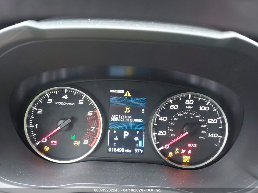 2022 Mitsubishi Eclipse Cross Es S-Awc VIN: JA4ATUAAXNZ054512 Lot: 39232243