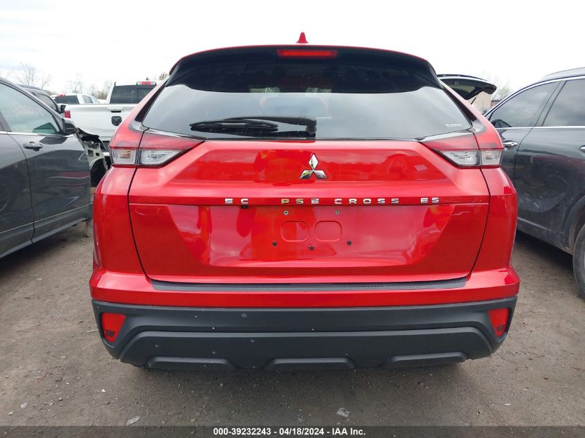 2022 Mitsubishi Eclipse Cross Es S-Awc VIN: JA4ATUAAXNZ054512 Lot: 39232243