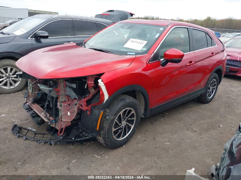 2022 Mitsubishi Eclipse Cross Es S-Awc VIN: JA4ATUAAXNZ054512 Lot: 39232243