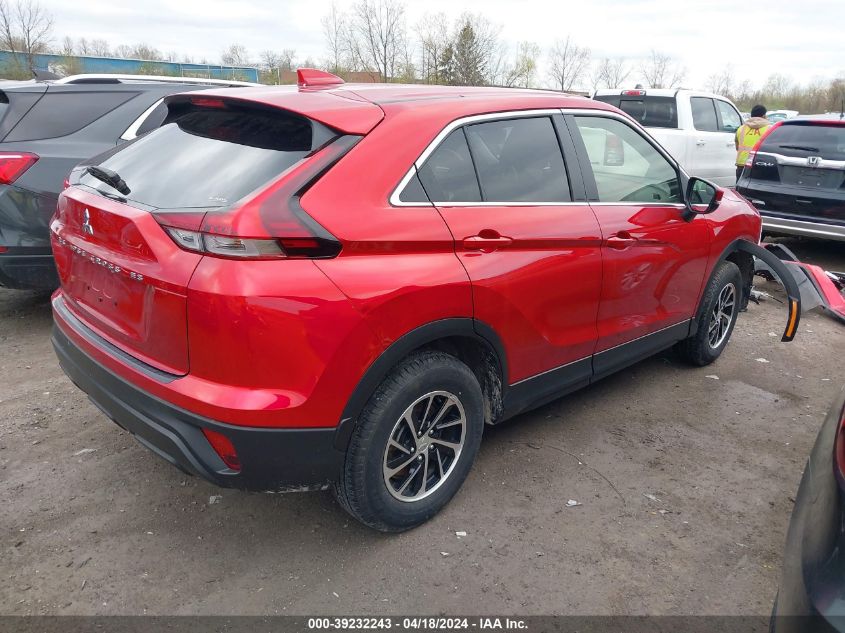 2022 Mitsubishi Eclipse Cross Es S-Awc VIN: JA4ATUAAXNZ054512 Lot: 39232243
