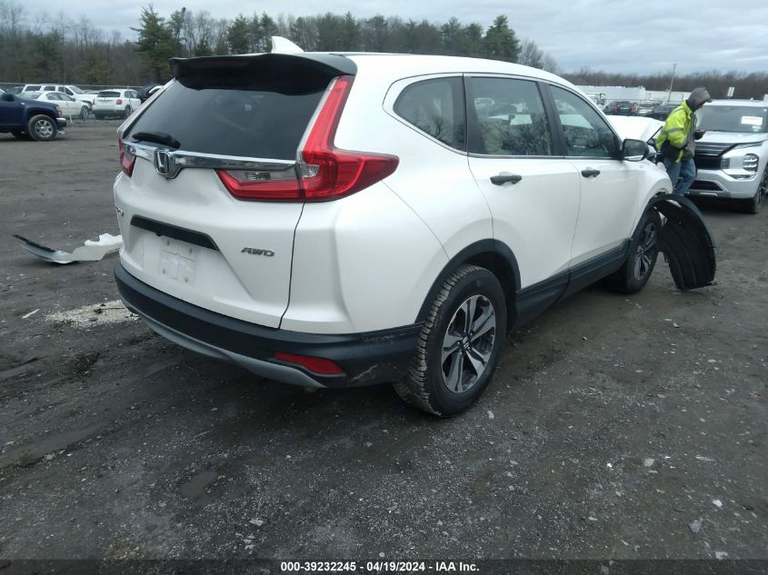 2018 Honda Cr-V Lx VIN: 5J6RW6H36JL001672 Lot: 39232245