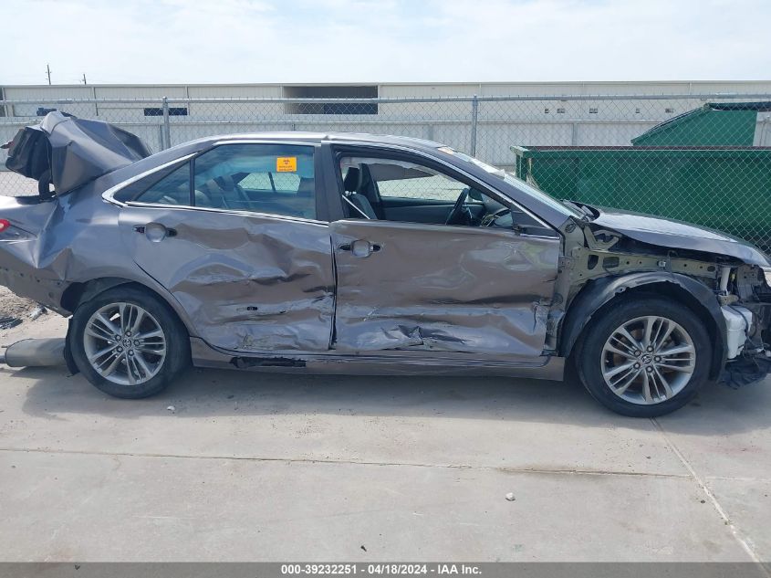 2016 Toyota Camry Se VIN: 4T1BF1FK2GU509740 Lot: 39232251