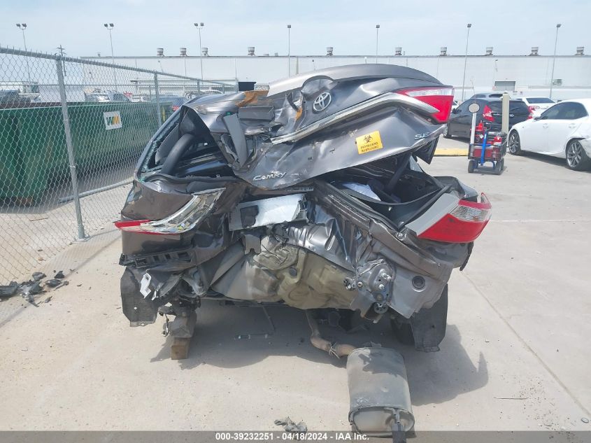 2016 Toyota Camry Se VIN: 4T1BF1FK2GU509740 Lot: 39232251