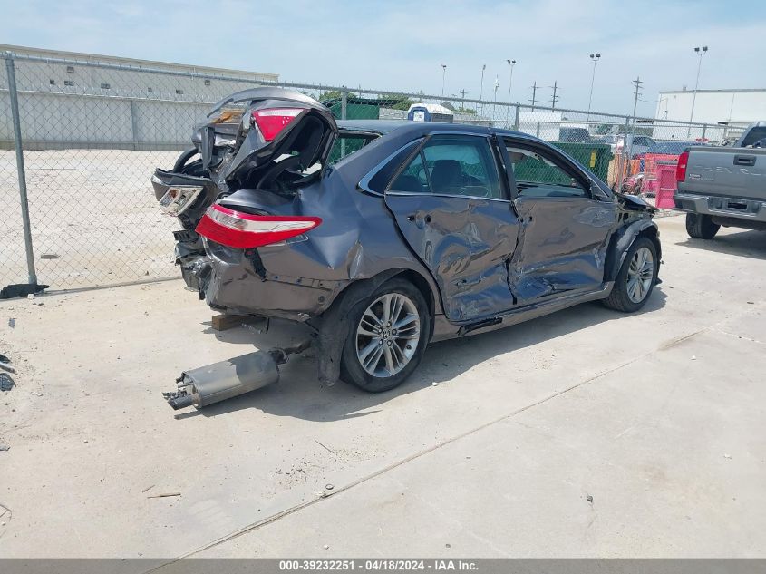 2016 Toyota Camry Se VIN: 4T1BF1FK2GU509740 Lot: 39232251