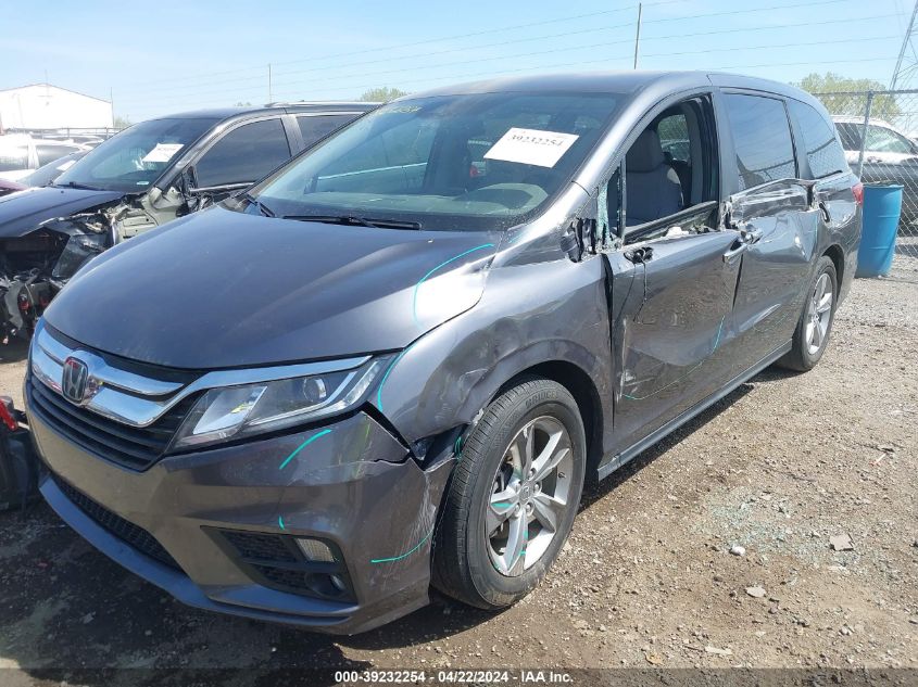 2018 Honda Odyssey Ex VIN: 5FNRL6H51JB052984 Lot: 39232254