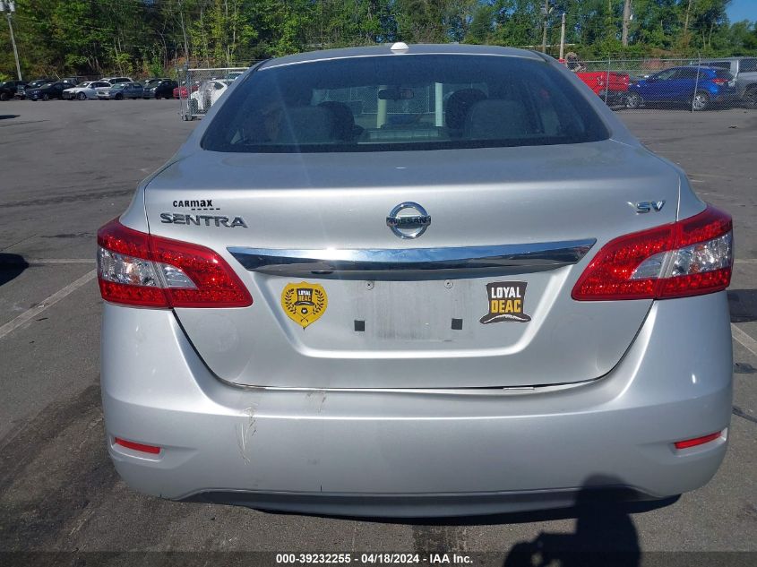 2015 Nissan Sentra Sv VIN: 3N1AB7AP3FL644254 Lot: 39232255