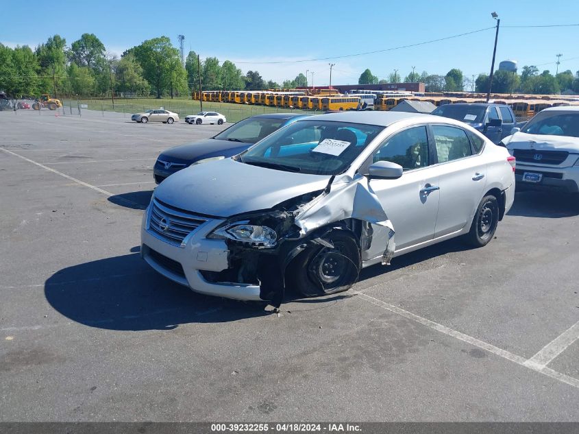 2015 Nissan Sentra Sv VIN: 3N1AB7AP3FL644254 Lot: 39232255
