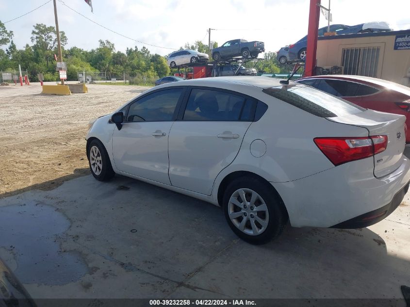 2012 Kia Rio Lx VIN: KNADM4A32C6092815 Lot: 39232258