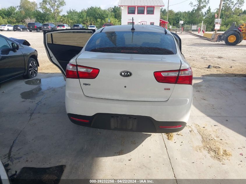 2012 Kia Rio Lx VIN: KNADM4A32C6092815 Lot: 39232258