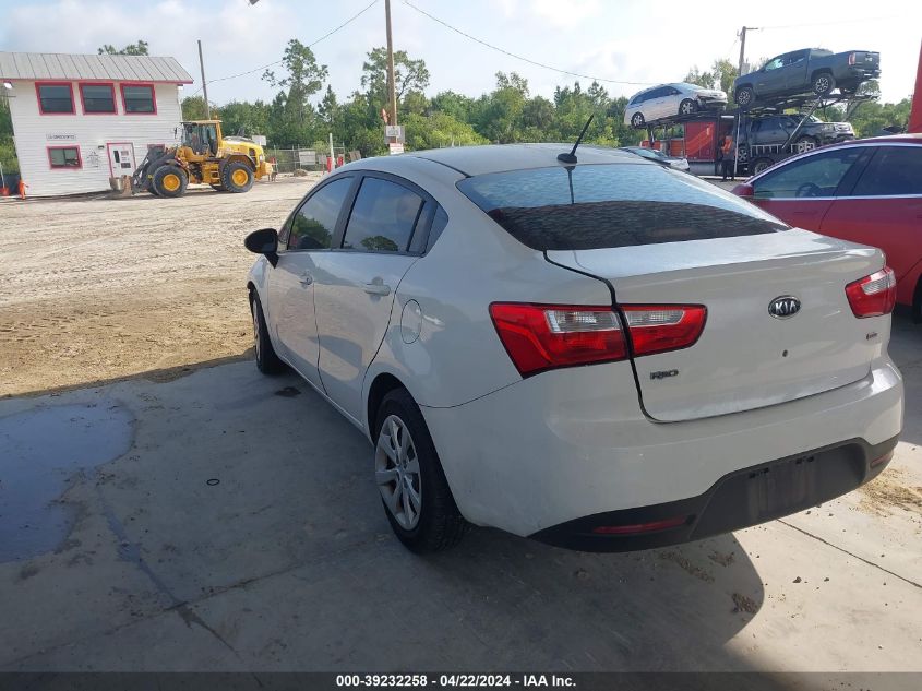 2012 Kia Rio Lx VIN: KNADM4A32C6092815 Lot: 39232258