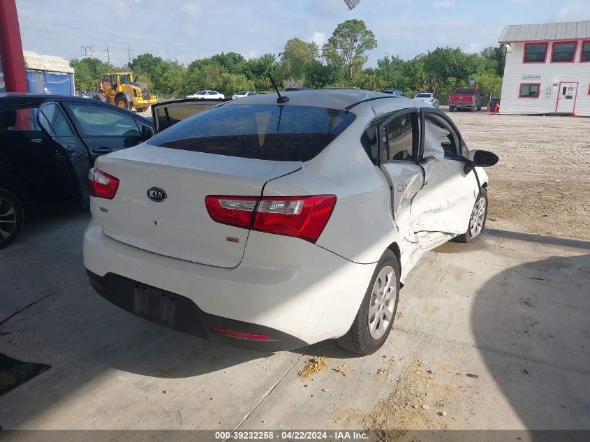 2012 Kia Rio Lx VIN: KNADM4A32C6092815 Lot: 39232258