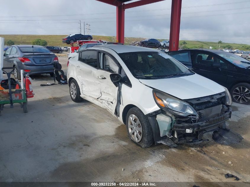 2012 Kia Rio Lx VIN: KNADM4A32C6092815 Lot: 39232258