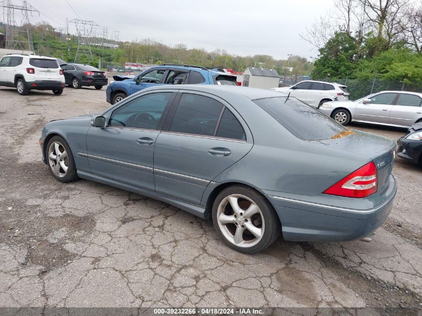 WDBRF40J75A782268 | 2005 MERCEDES-BENZ C 230