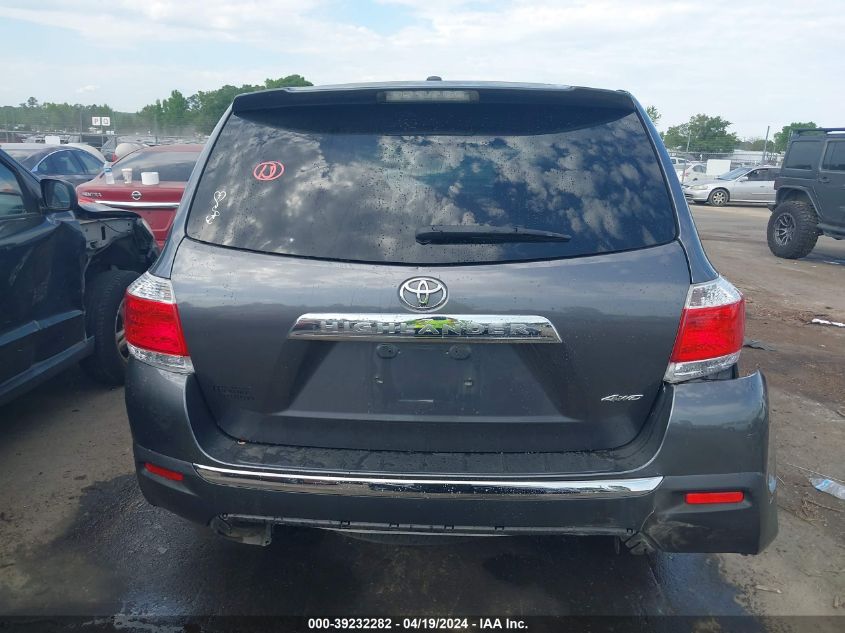 2012 Toyota Highlander Base V6 VIN: 5TDBK3EHXCS136947 Lot: 39232282