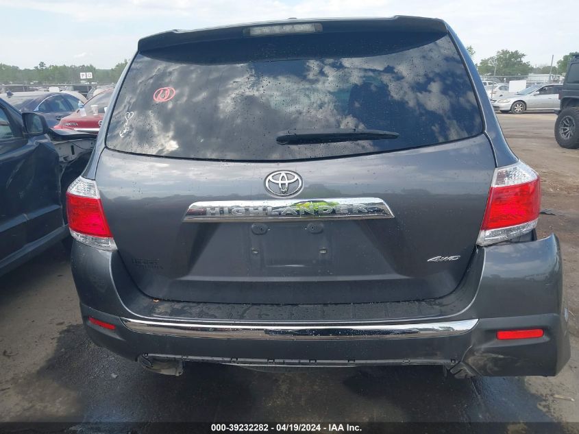 2012 Toyota Highlander Base V6 VIN: 5TDBK3EHXCS136947 Lot: 39232282