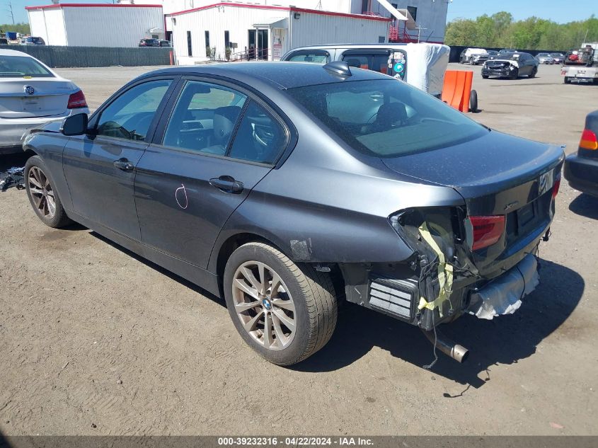 2016 BMW 320I xDrive VIN: WBA8E5G53GNT94641 Lot: 39232316