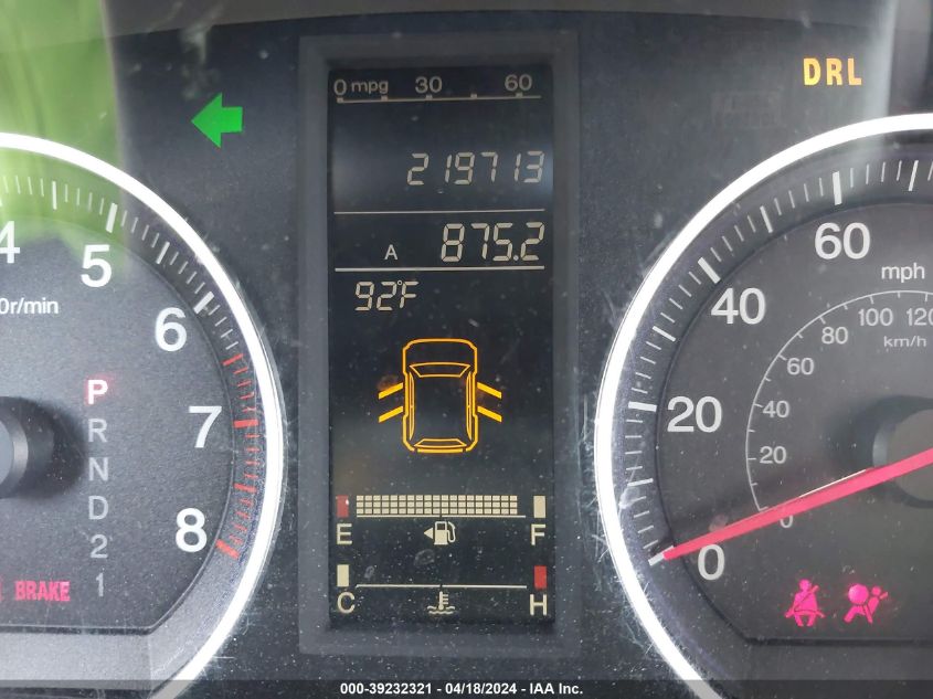 2007 Honda Cr-V Ex-L VIN: JHLRE38717C036030 Lot: 39232321