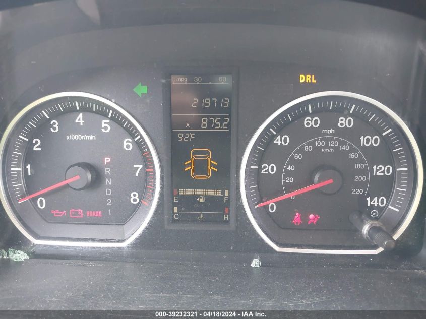 2007 Honda Cr-V Ex-L VIN: JHLRE38717C036030 Lot: 39232321