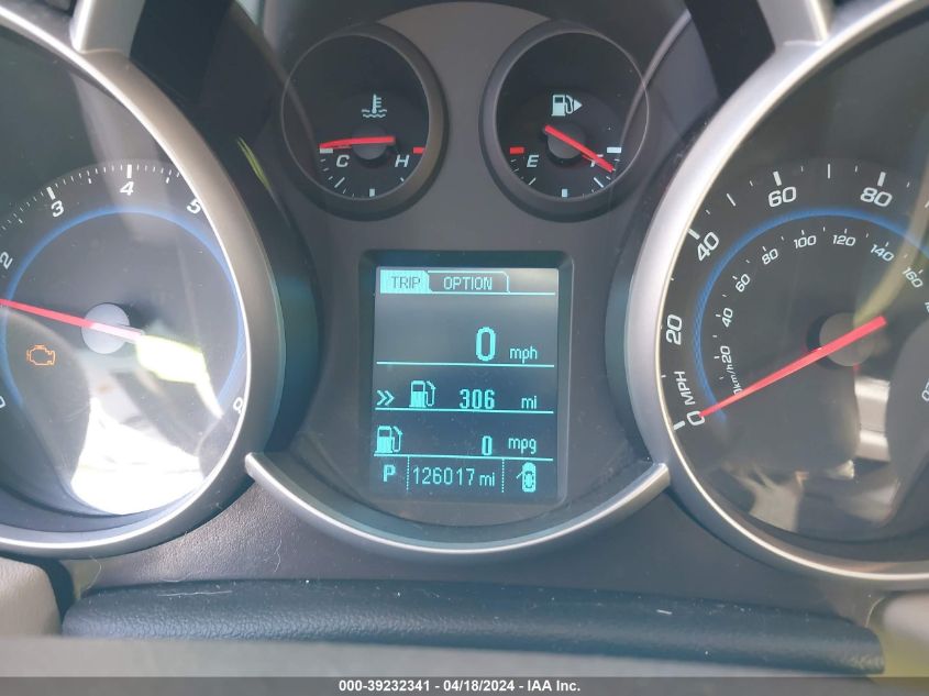 2013 Chevrolet Cruze 2Lt Auto VIN: 1G1PE5SB1D7265253 Lot: 39232341